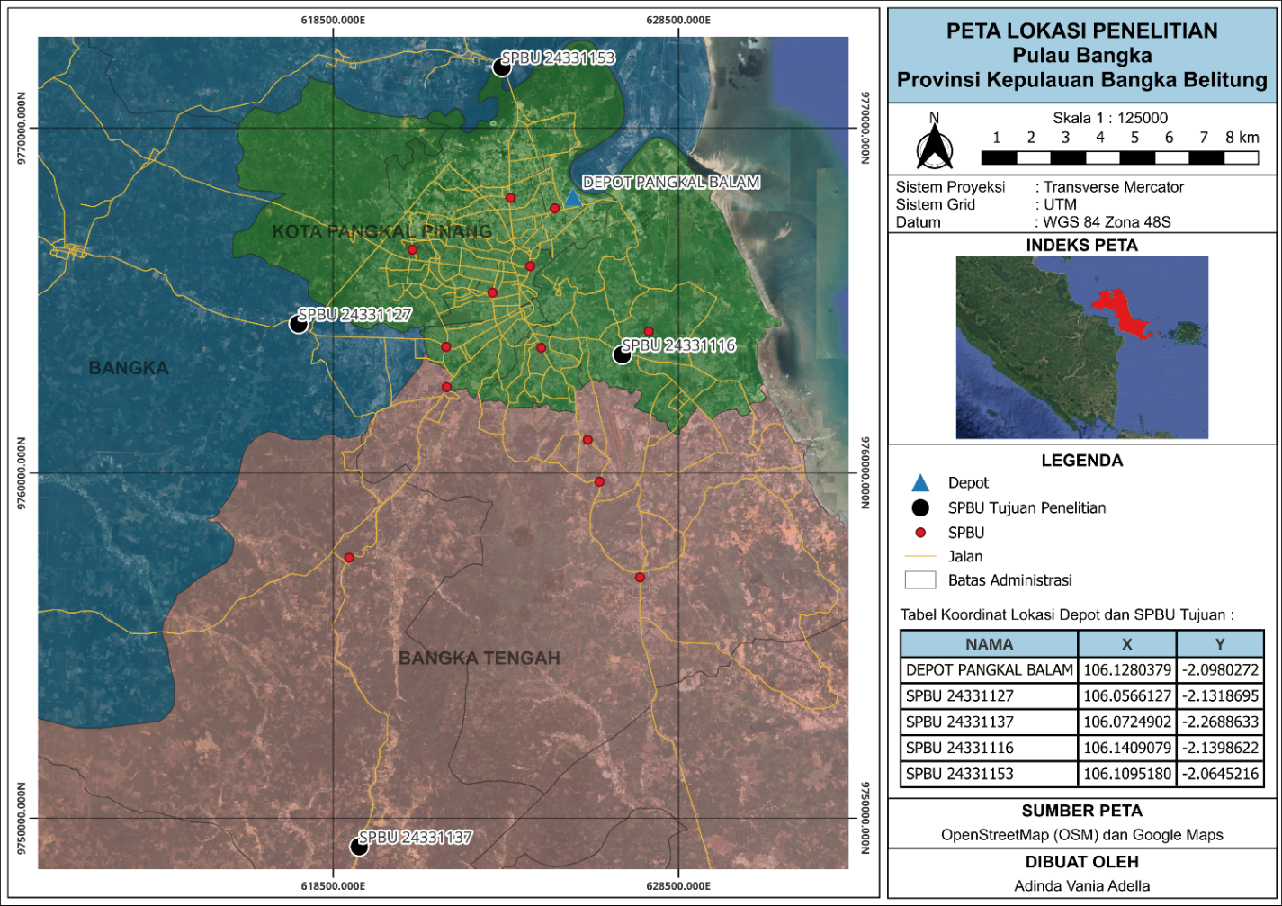 Peta Lokasi Penelitian