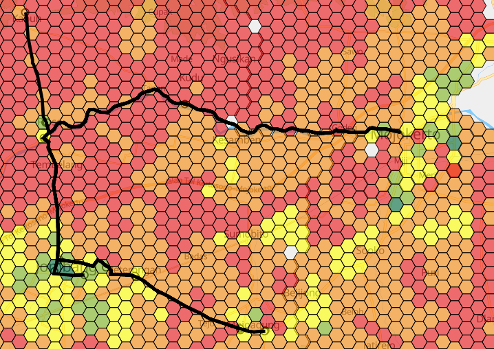 Alternatif 1 Fastest Route