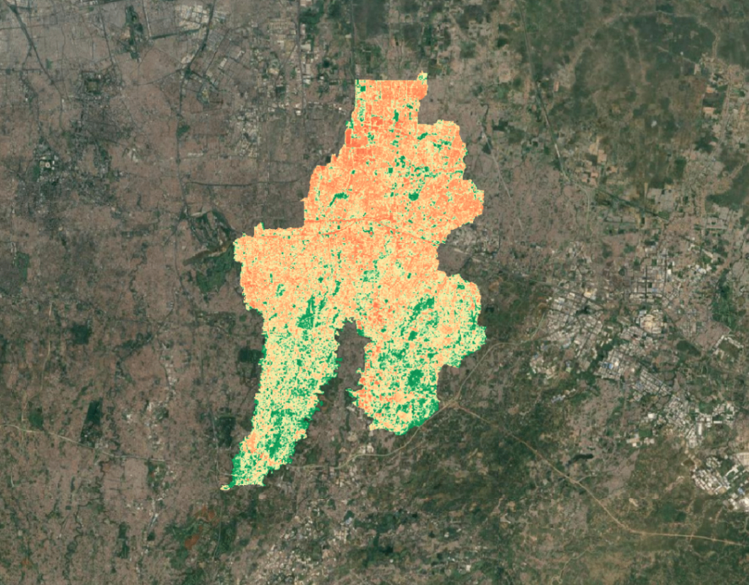 Peta Kerapatan Vegetasi