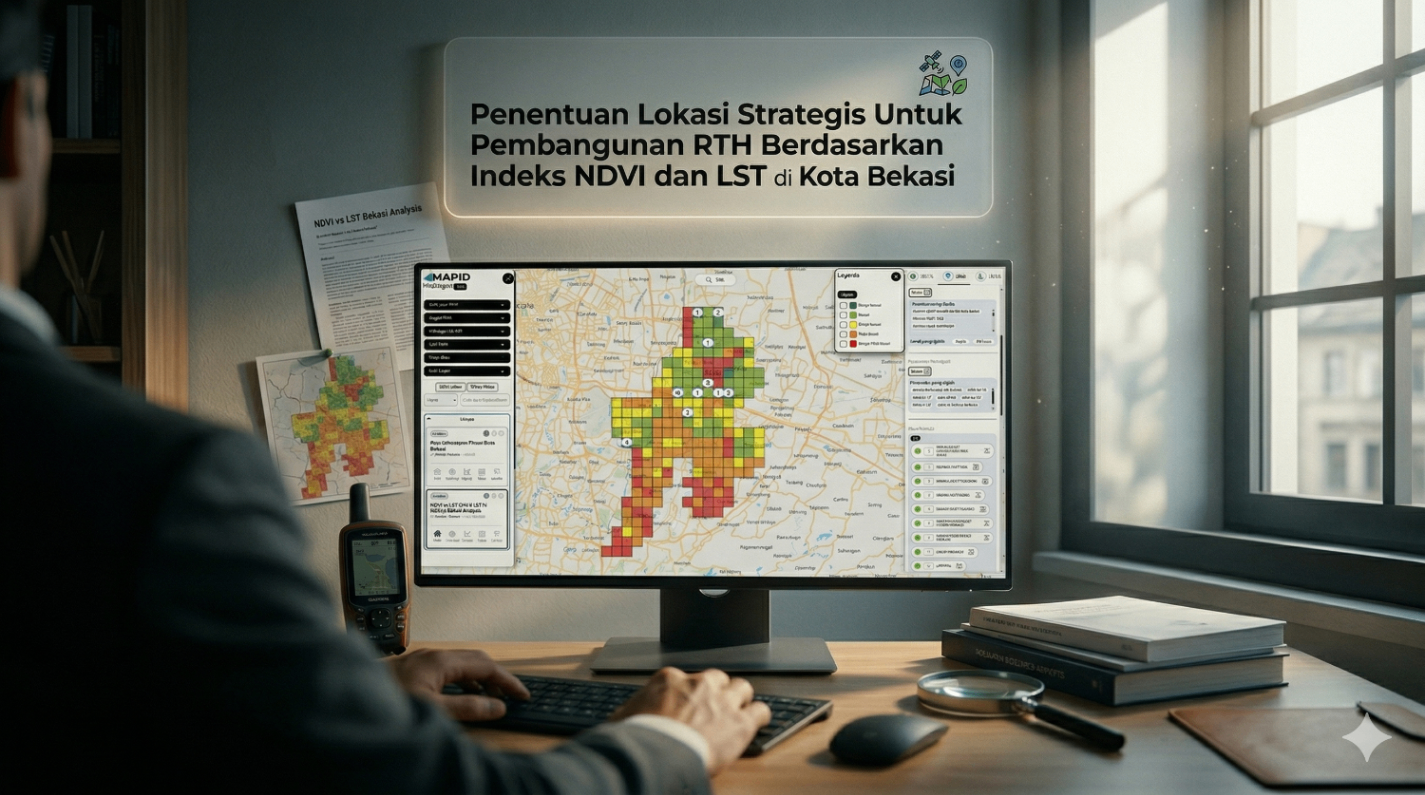 Penentuan Lokasi Strategis Untuk Pembangunan RTH Berdasarkan Indeks Normalized Difference Vegetation Index (NDVI) dan Land Surface Temperature (LST) di Kota Bekasi