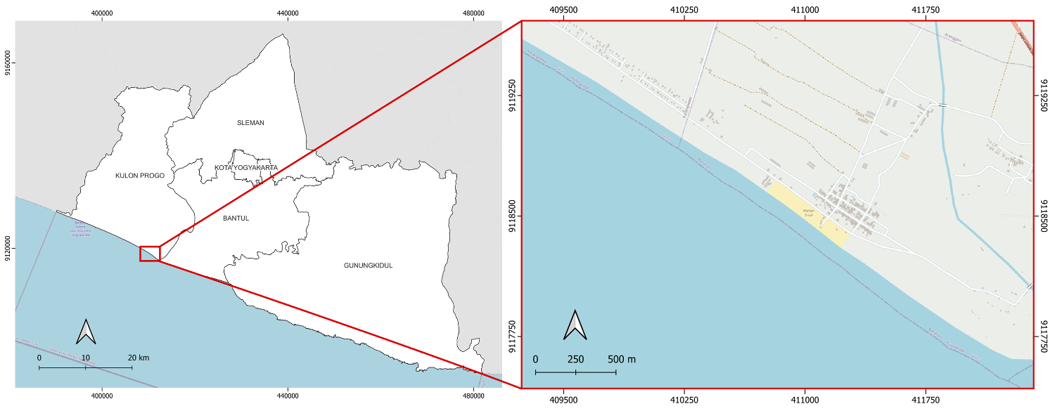 Lokasi Pantai Trisik