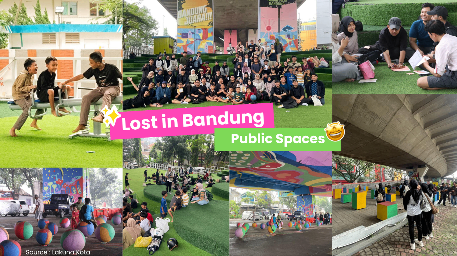 Ruang Publik antara Kita dan Kota : Analisis Keterjangkauan dan Perencanaan Taman Baru di Kota Bandung