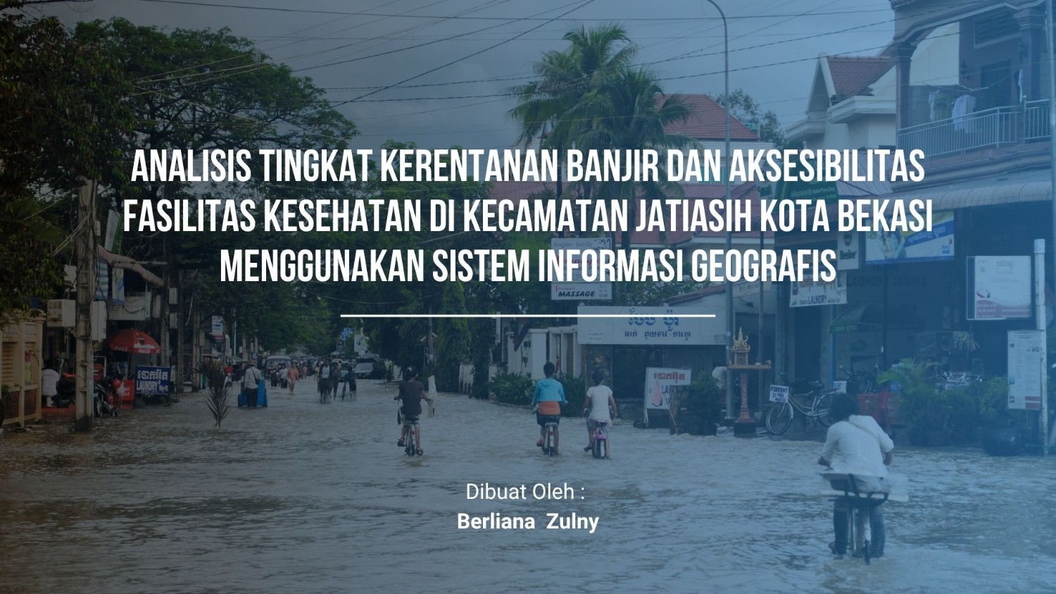 Analisis Kerawanan Banjir dan dan Aksesibilitas Rumah Sakit dan Puskesmas
di Kecamatan Jatiasih, Kota Bekasi Menggunakan Sistem Informasi Geografis