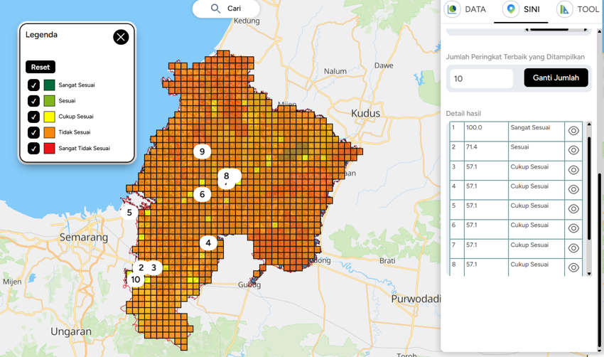 Kelas Kesesuaian Lokasi
