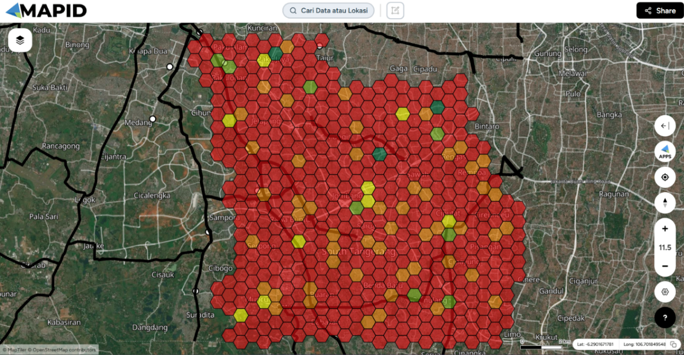 LOCATION ANALYTICS UNTUK PEMILIHAN LOKASI OPTIMAL GERAI RITEL BAHAN BANGUNAN DAN PERALATAN RUMAH TANGGA DI KOTA TANGERANG SELATAN