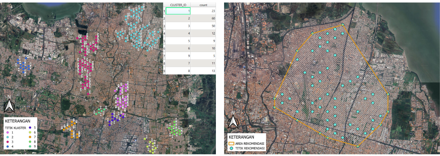 Seleksi berdasarkan klaster dengan DBSCAN