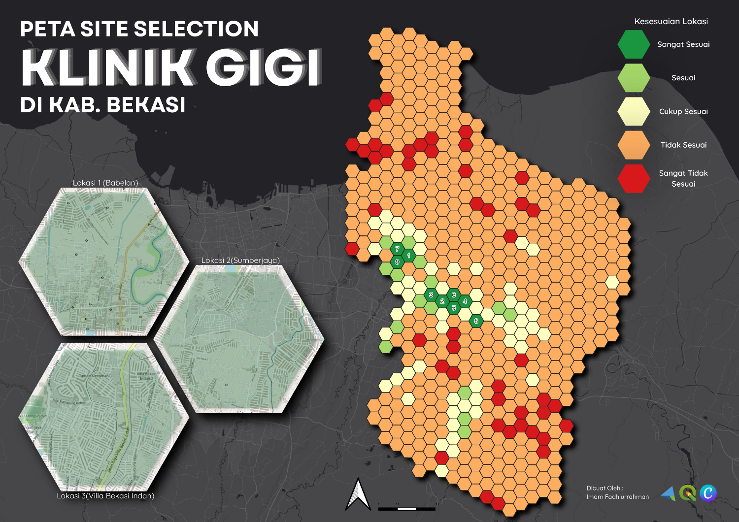 Gambar 2. Hasil Site Selection
