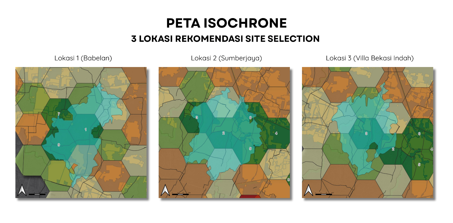 Gambar 4. Hasil Isochrone 10 Menit