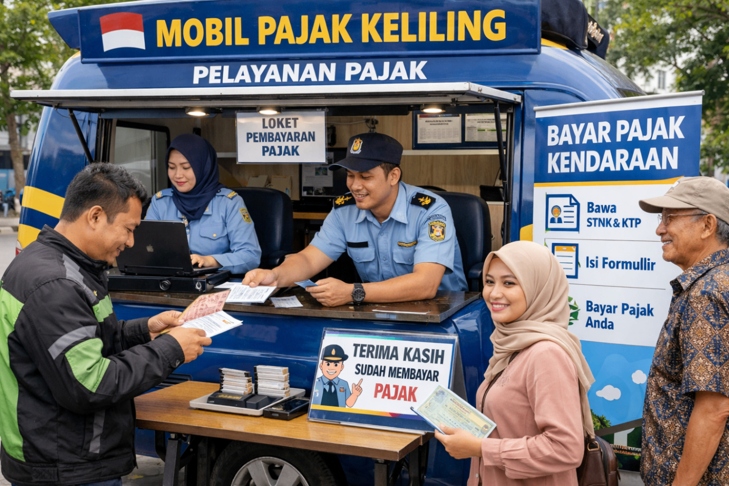 Perencanaan Optimal Rute dan Lokasi Operasional Layanan Pajak Keliling