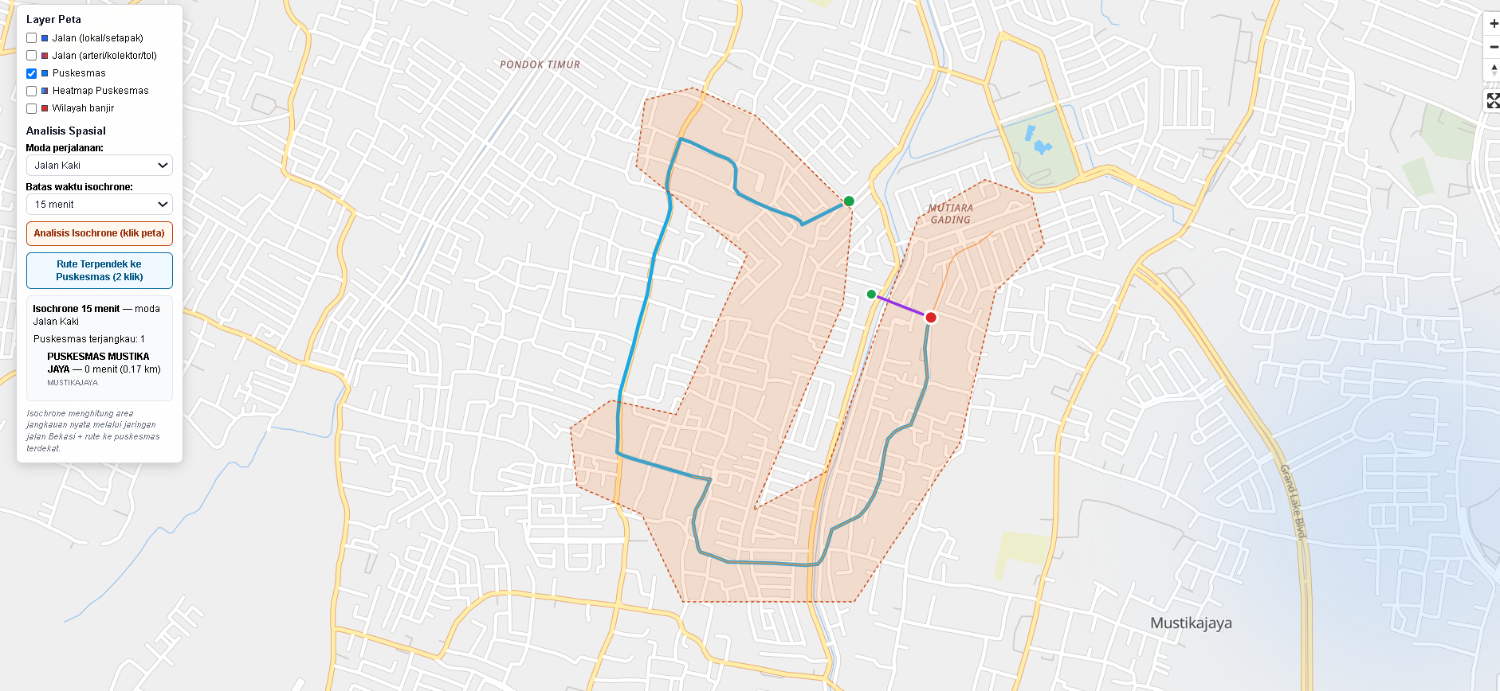 Fitur Analisis Spasial Network Analysis dan Isochrone