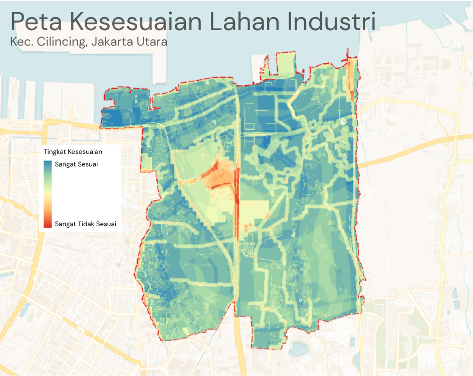 Peta Kesesuaian Lahan Industri