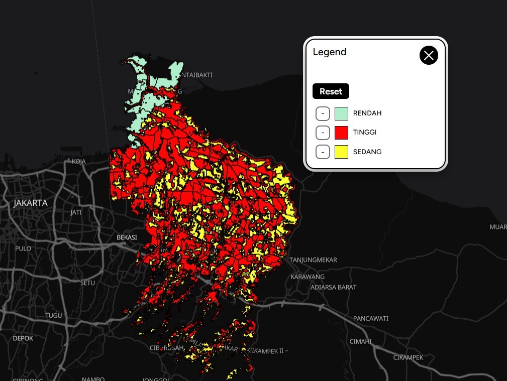 wilayah risiko banjir
