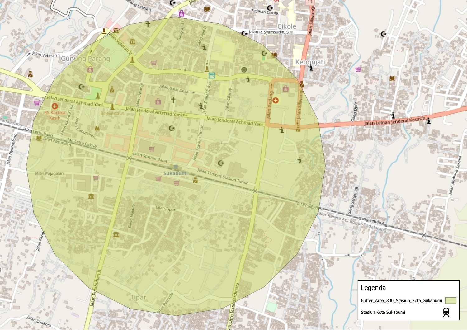 Peta Ruang Lingkup Kawasan Penelitian